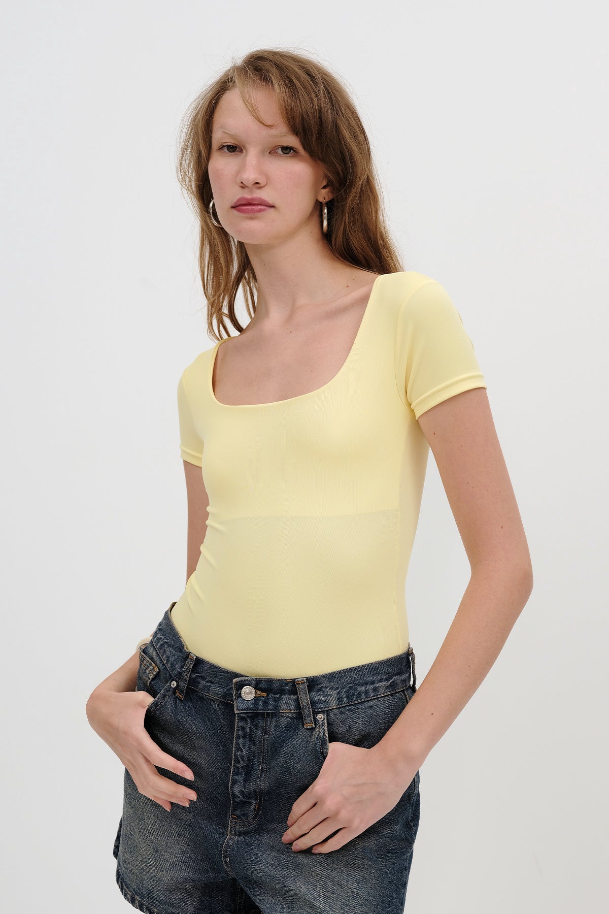 Yellow_Short-Sleeve-Bodysuit-addax
