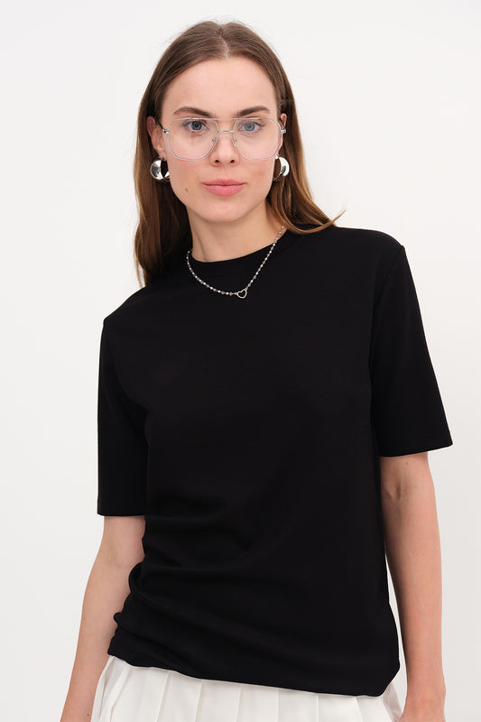Black_Basic-Modal-T-shirt-addax