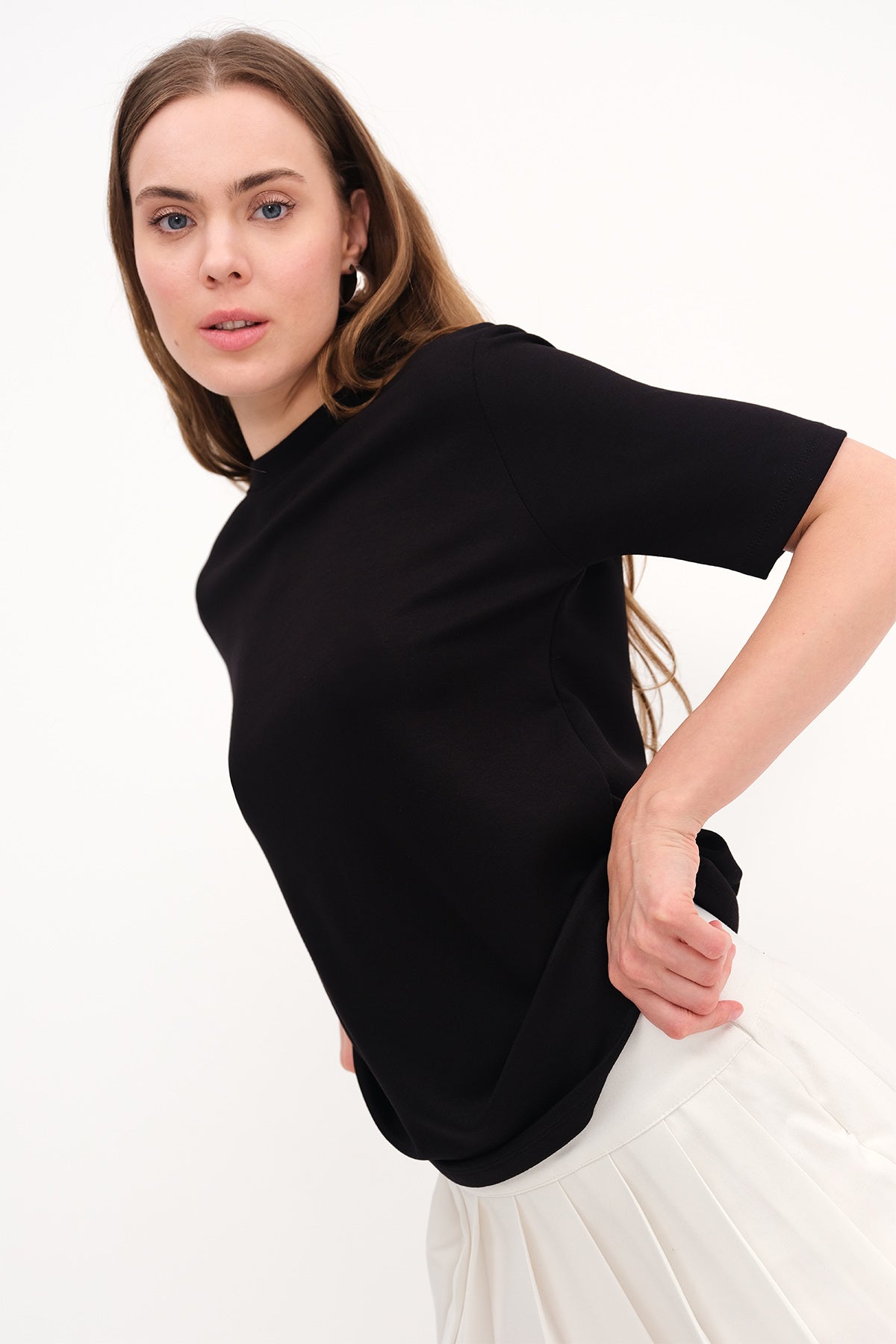 Black_Basic-Modal-T-shirt-addax