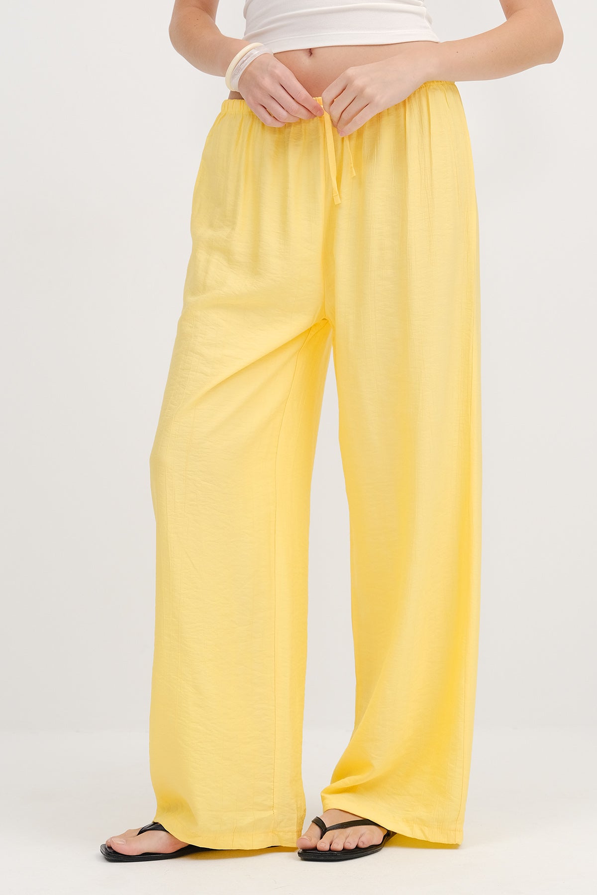 Light-Yellow_Wide-Leg-Trousers-with-Waist-Rope-Tie-addax