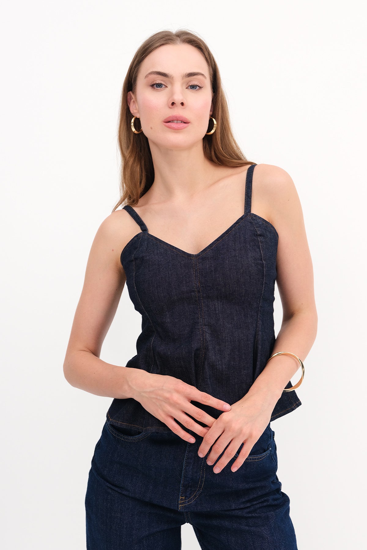 Blue_Strappy-Denim-Blouse-addax