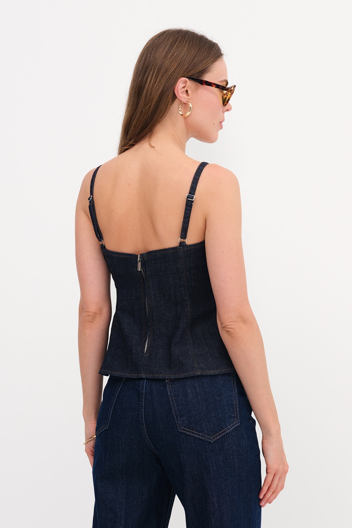 Blue_Strappy-Denim-Blouse-addax