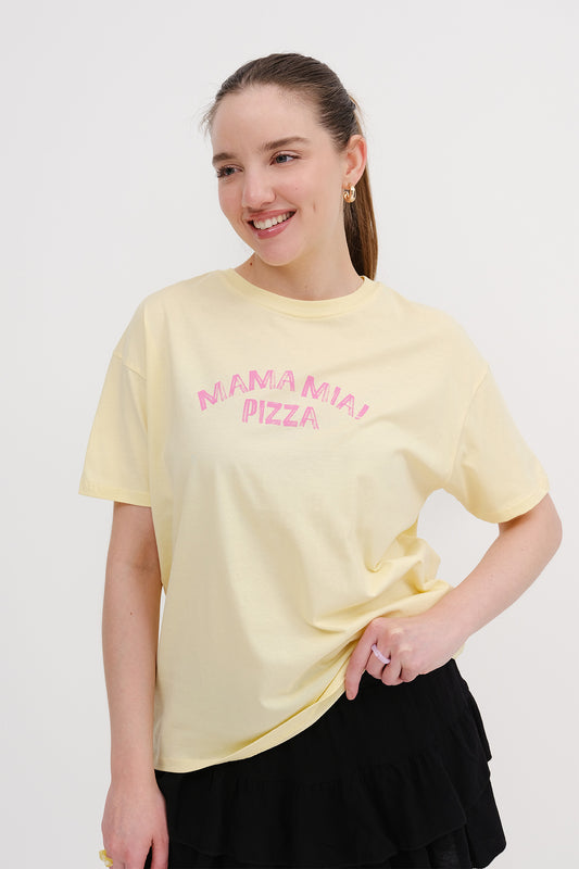 Light-Yellow_Short-Sleeve-Printed-T-Shirt-addax