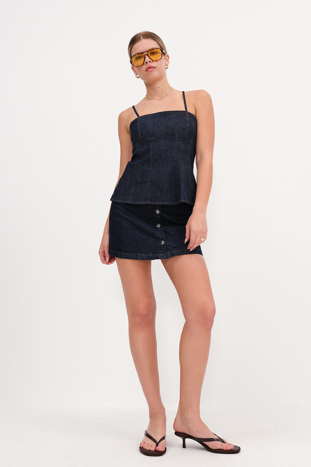 Blue_Adjustable-Strap-Denim-Blouse-addax