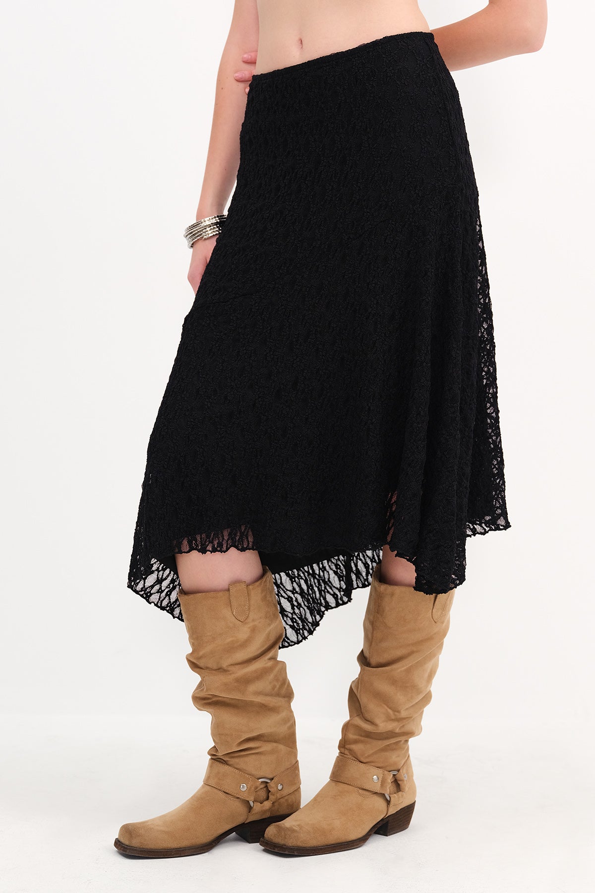 Black_Asymmetrical-Cut-Lace-Skirt-addax
