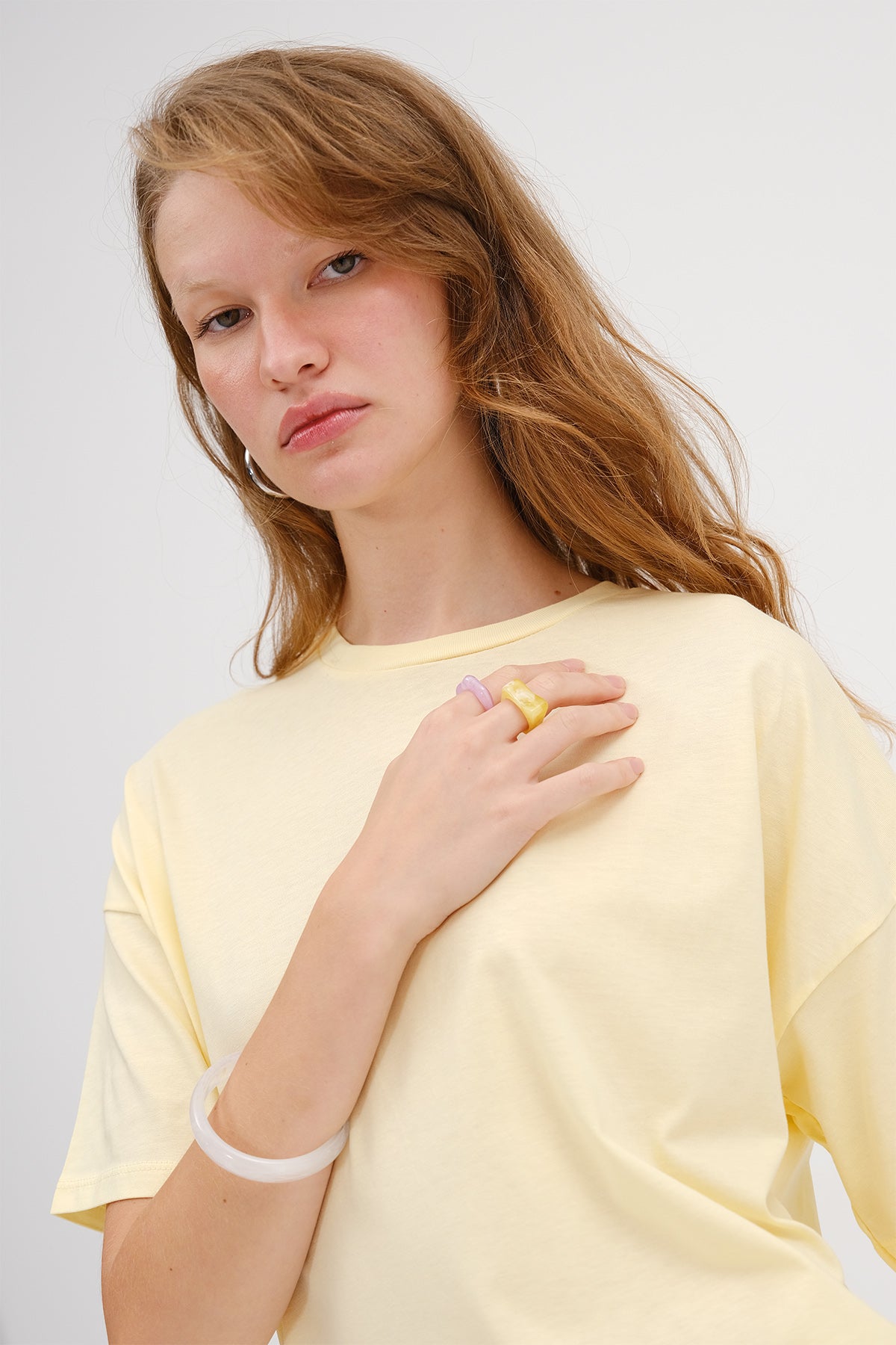 Yellow_Crew-Neck-Basic-T-shirt-addax