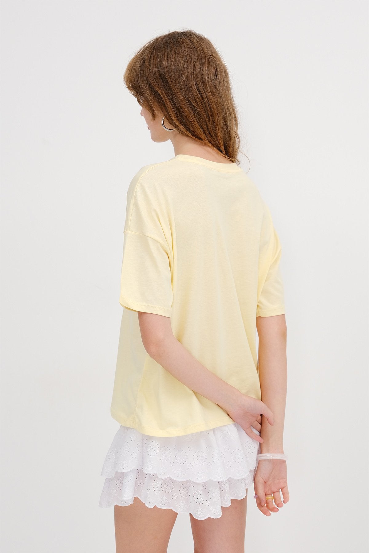Yellow_Crew-Neck-Basic-T-shirt-addax