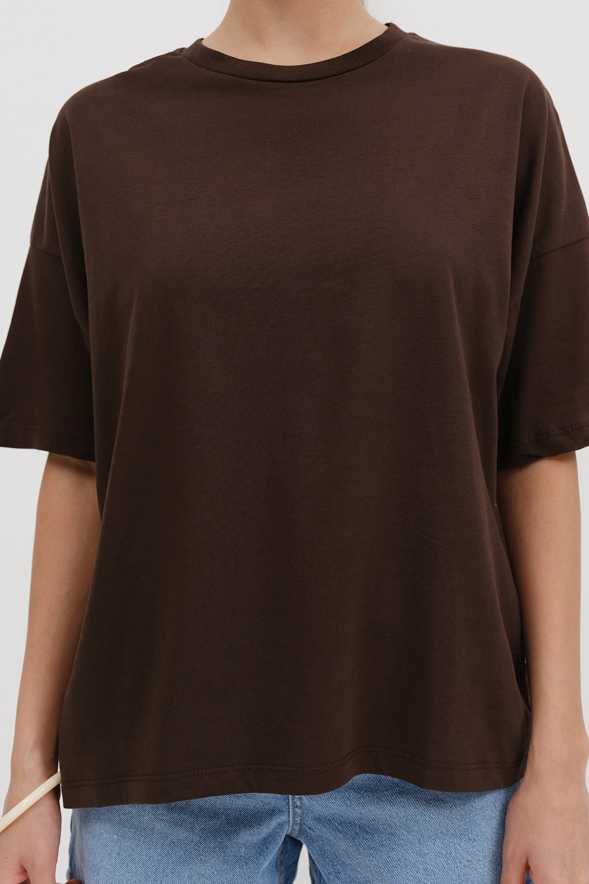 Brown_Crew-Neck-Basic-T-shirt-addax