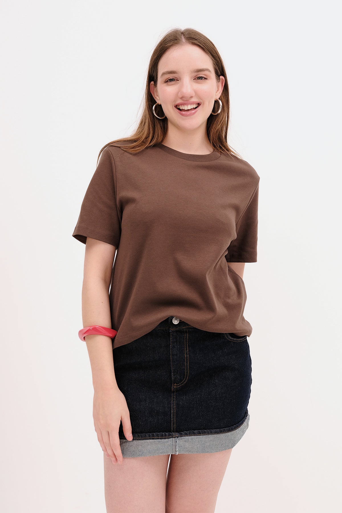 Brown_Basic-T-shirt-addax