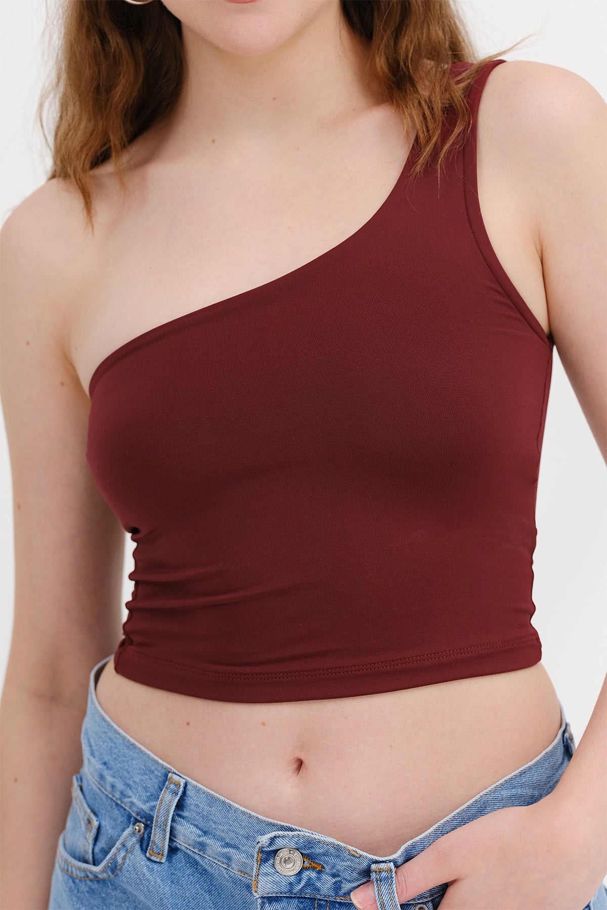 Burgundy_One-Shoulder-Crop-Bustier-addax