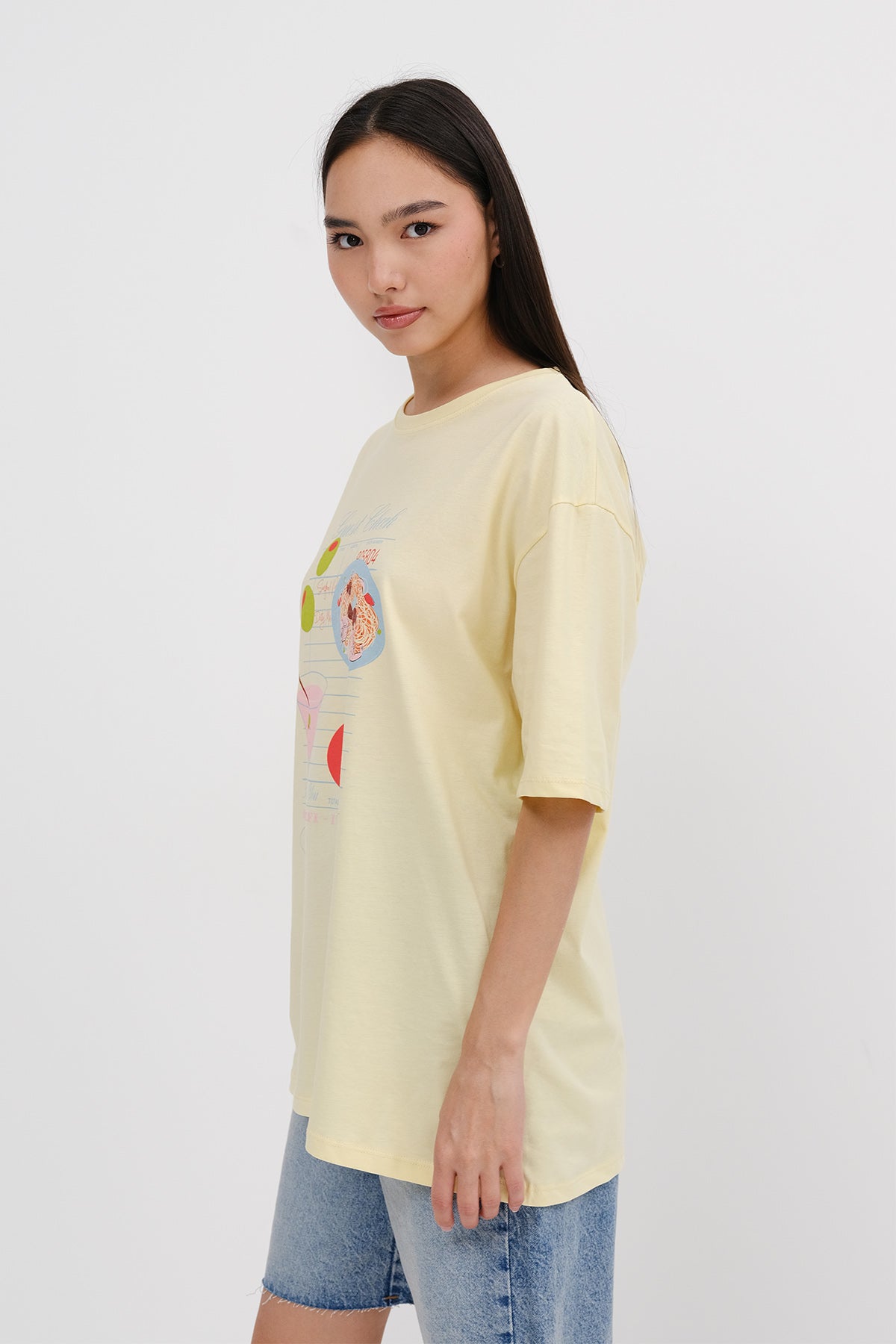 Light-Yellow_Printed-T-Shirt-addax