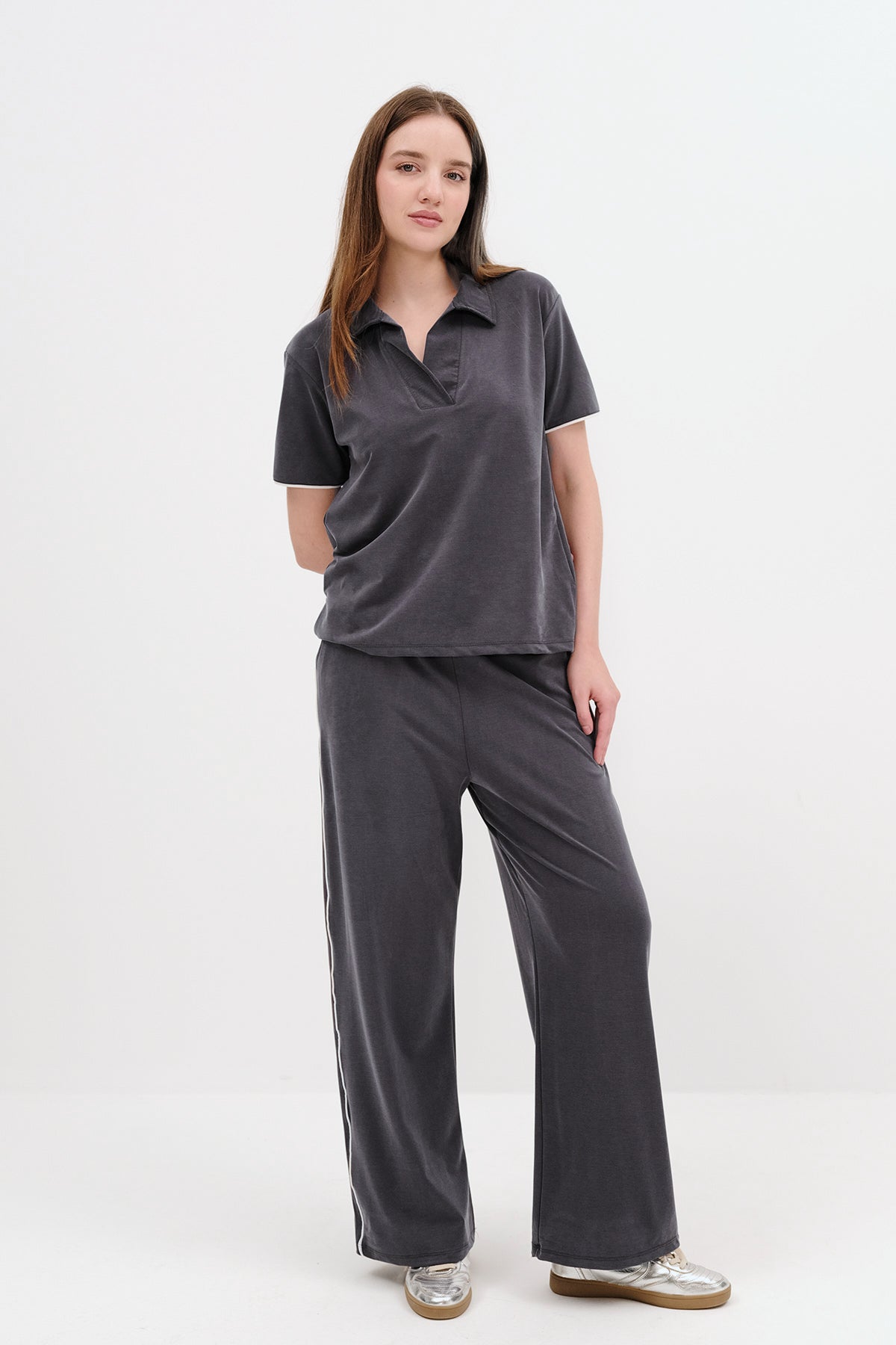 Charcoal_Polo-Collar-Top-Bottom-Set-addax