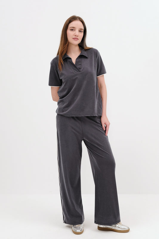 Charcoal_Polo-Collar-Top-Bottom-Set-addax