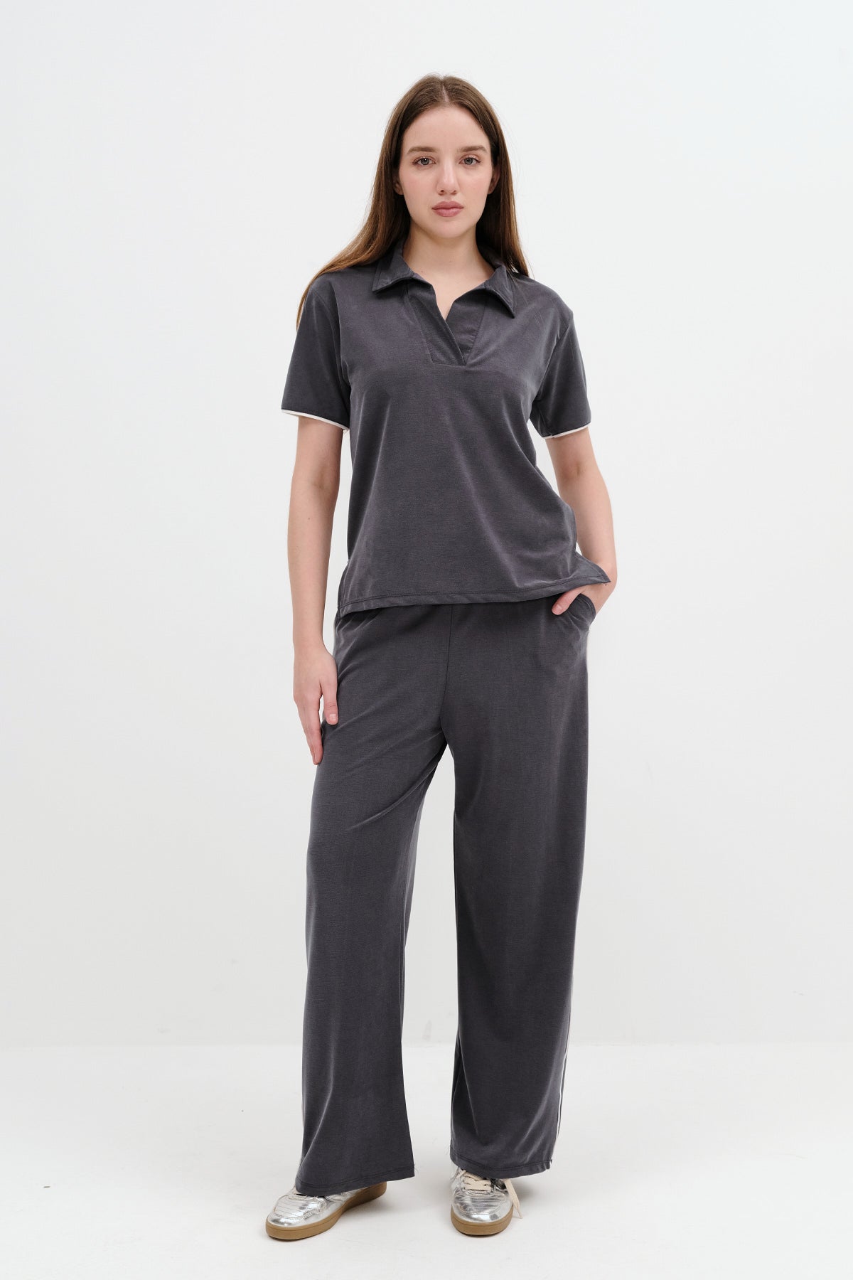 Charcoal_Polo-Collar-Top-Bottom-Set-addax