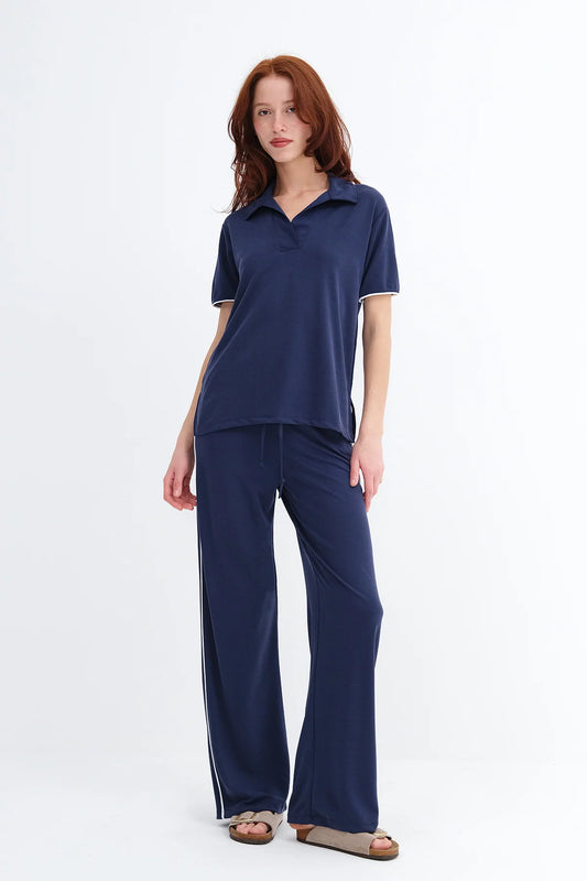 Night-Blue_Polo-Collar-Top-Bottom-Set-addax