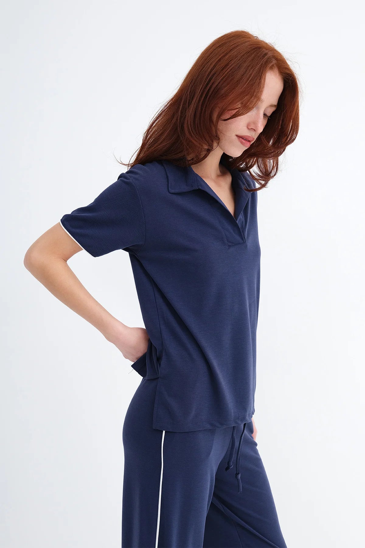 Night-Blue_Polo-Collar-Top-Bottom-Set-addax
