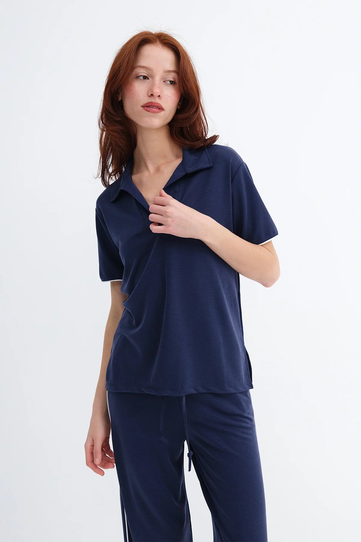 Night-Blue_Polo-Collar-Top-Bottom-Set-addax