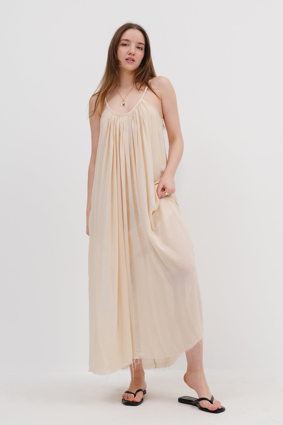 Stone_Strappy-Long-Dress-addax