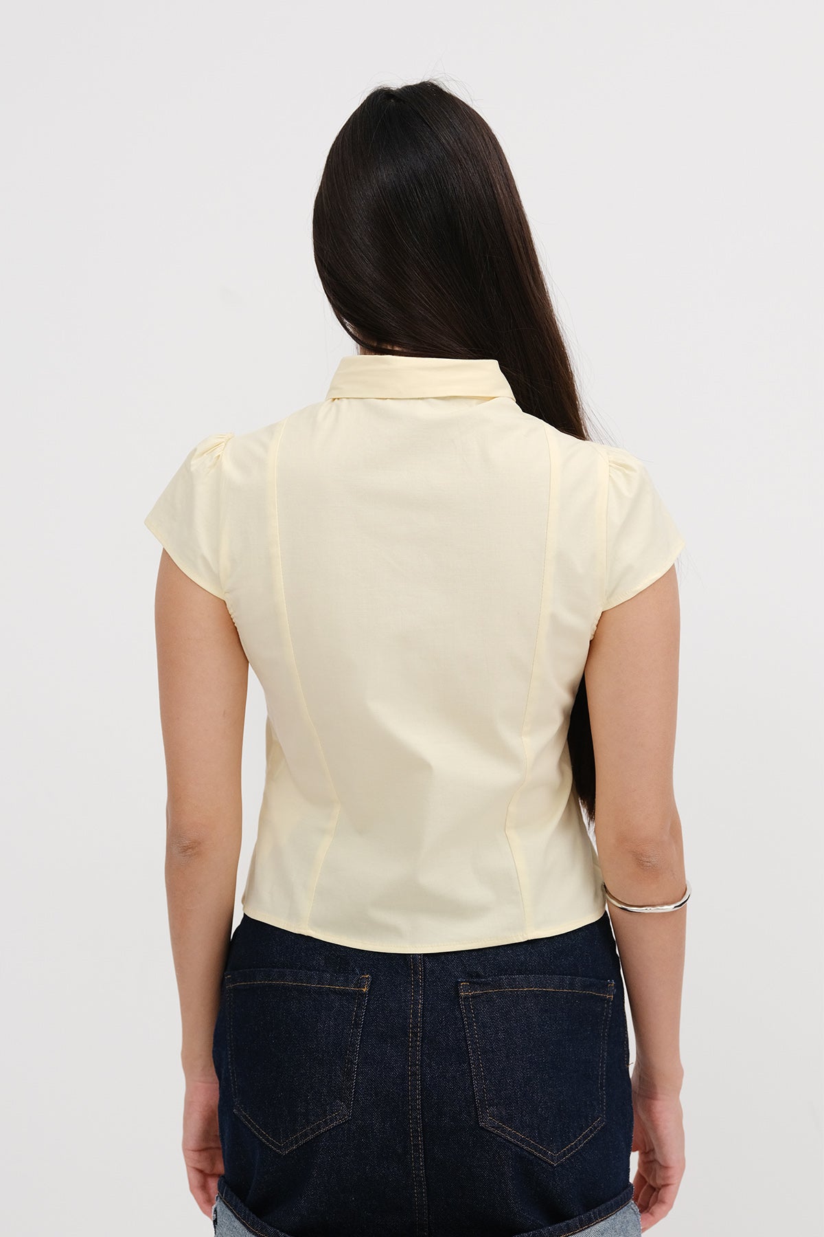 Light-Yellow_Short-Sleeve-Shirt-addax