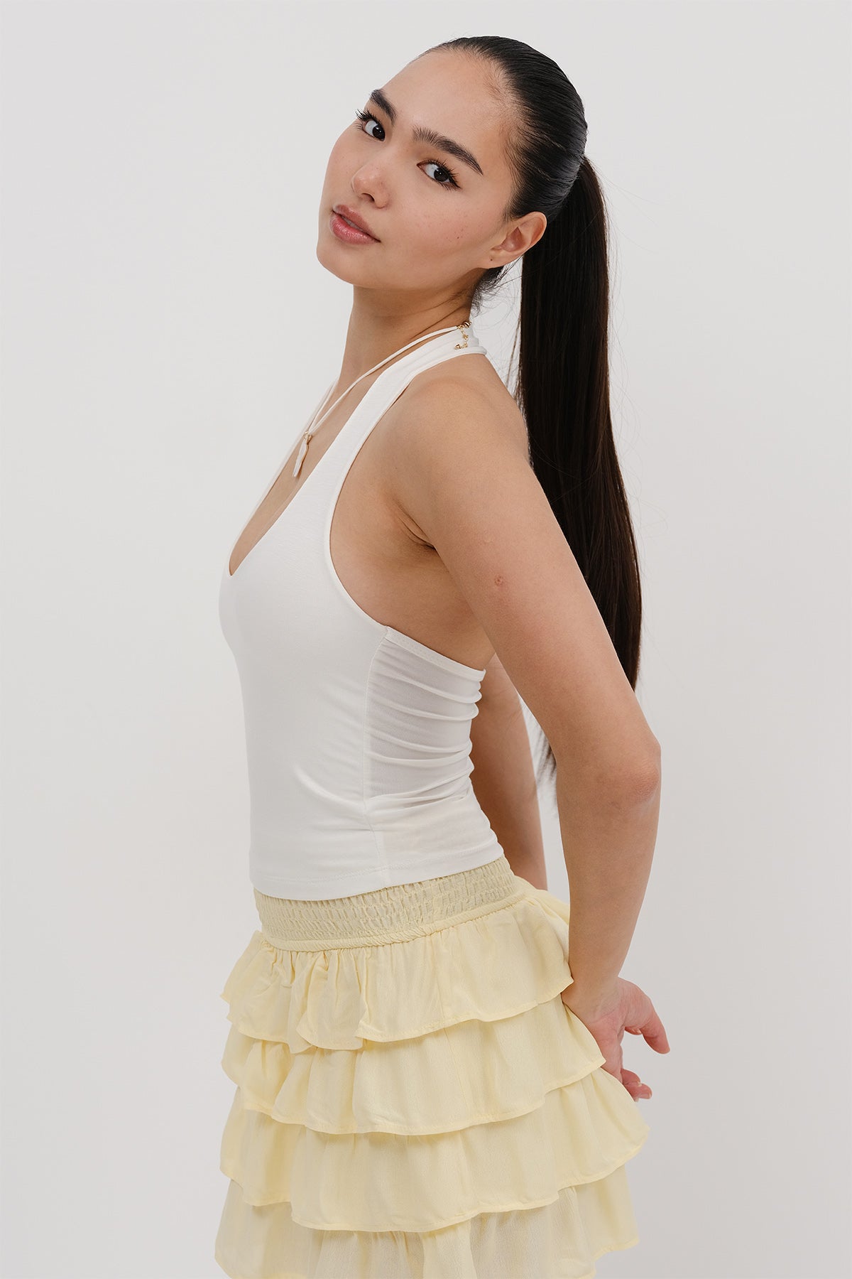 Ecru_Neck-Tie-Blouse-addax