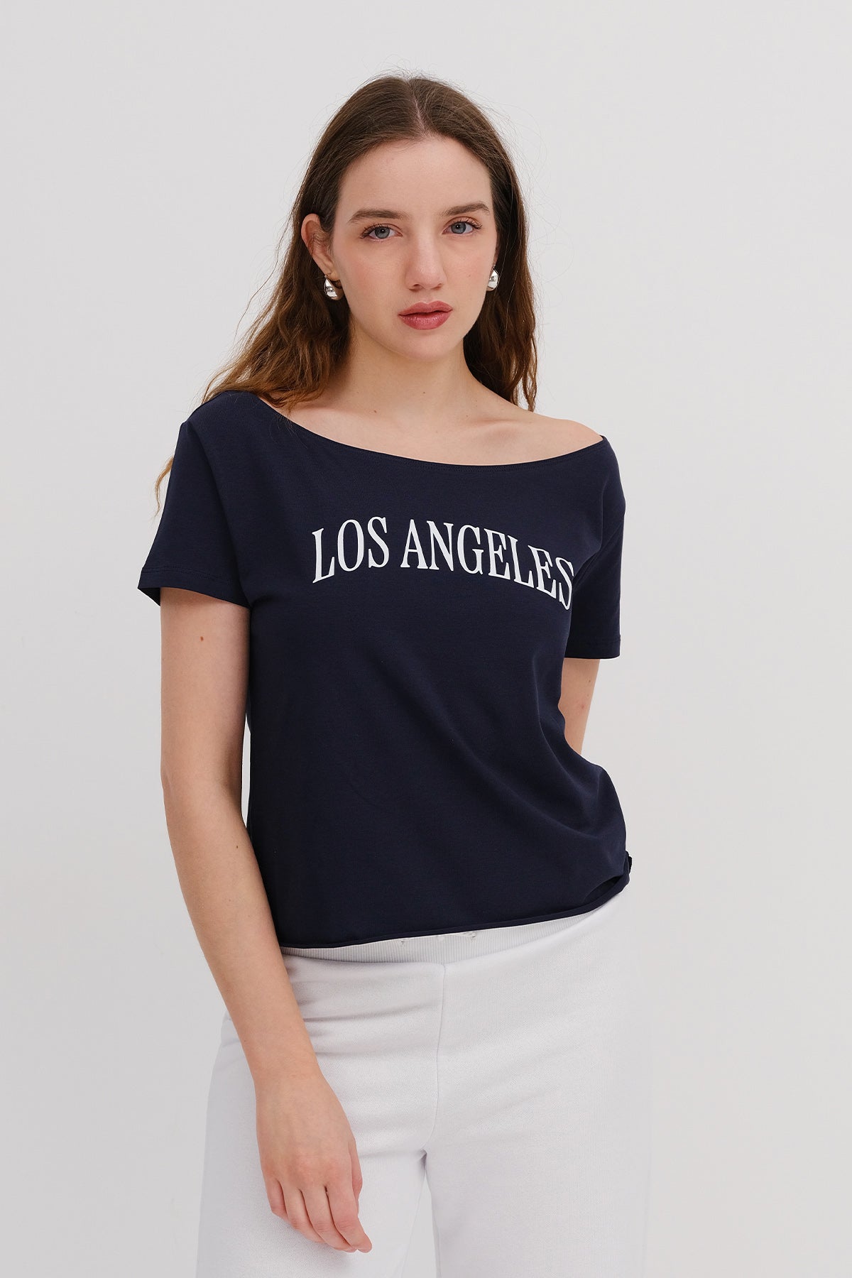 Night-Blue_Boat-Neck-Los-Angeles-Printed-T-shirt-addax