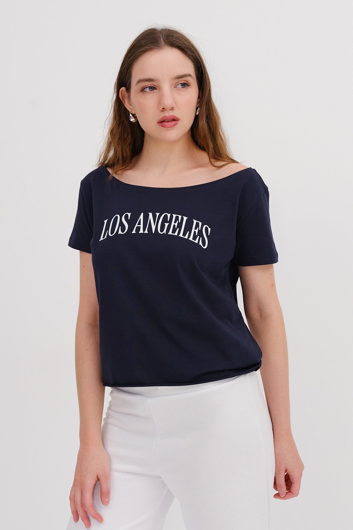 Night-Blue_Boat-Neck-Los-Angeles-Printed-T-shirt-addax