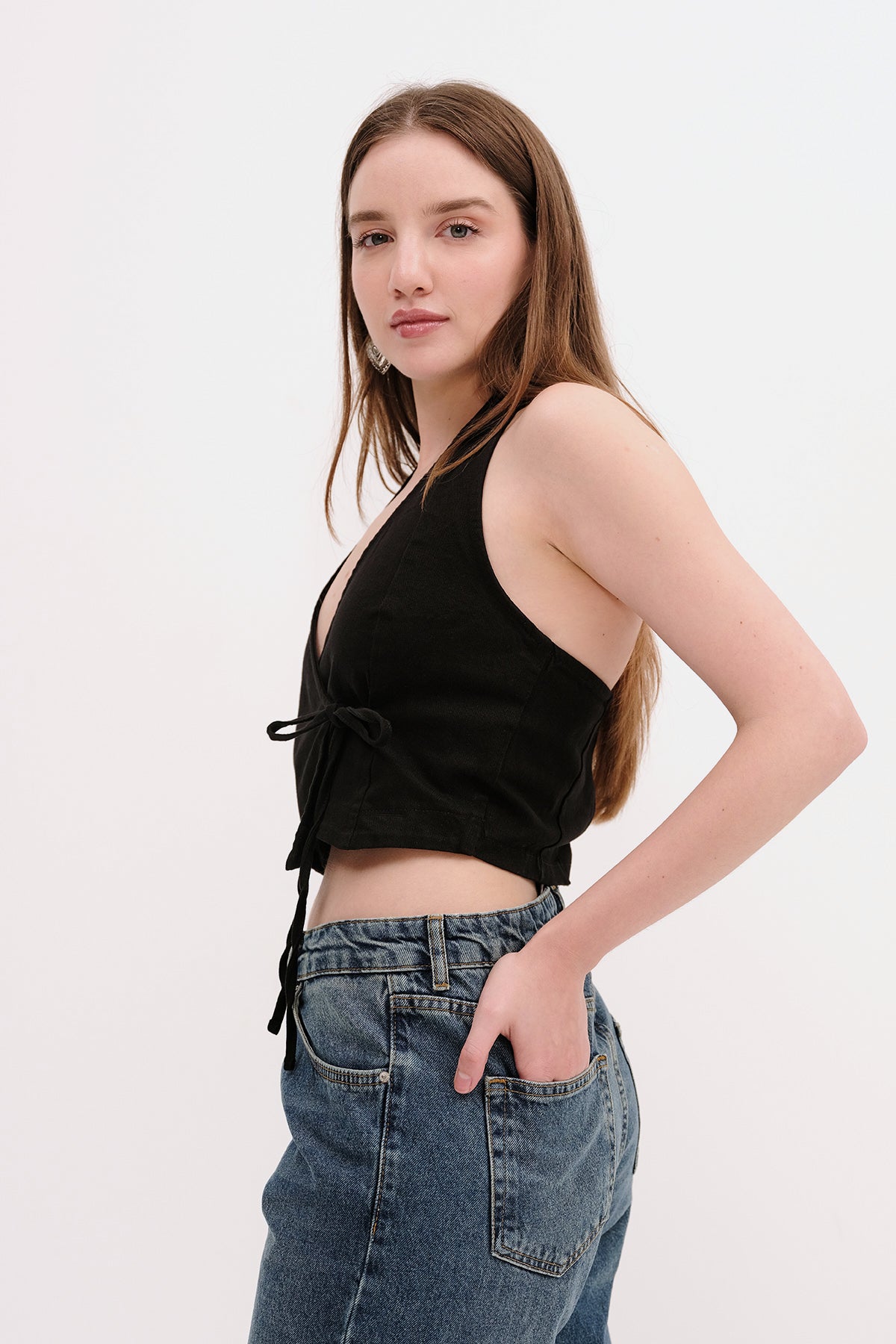 Black_Backless-Side-Tie-Blouse-addax