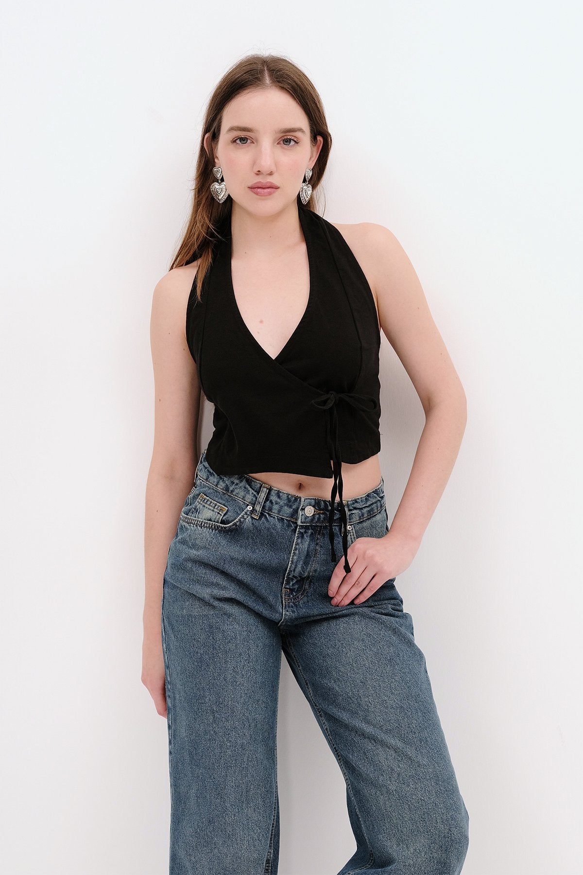 Black_Backless-Side-Tie-Blouse-addax