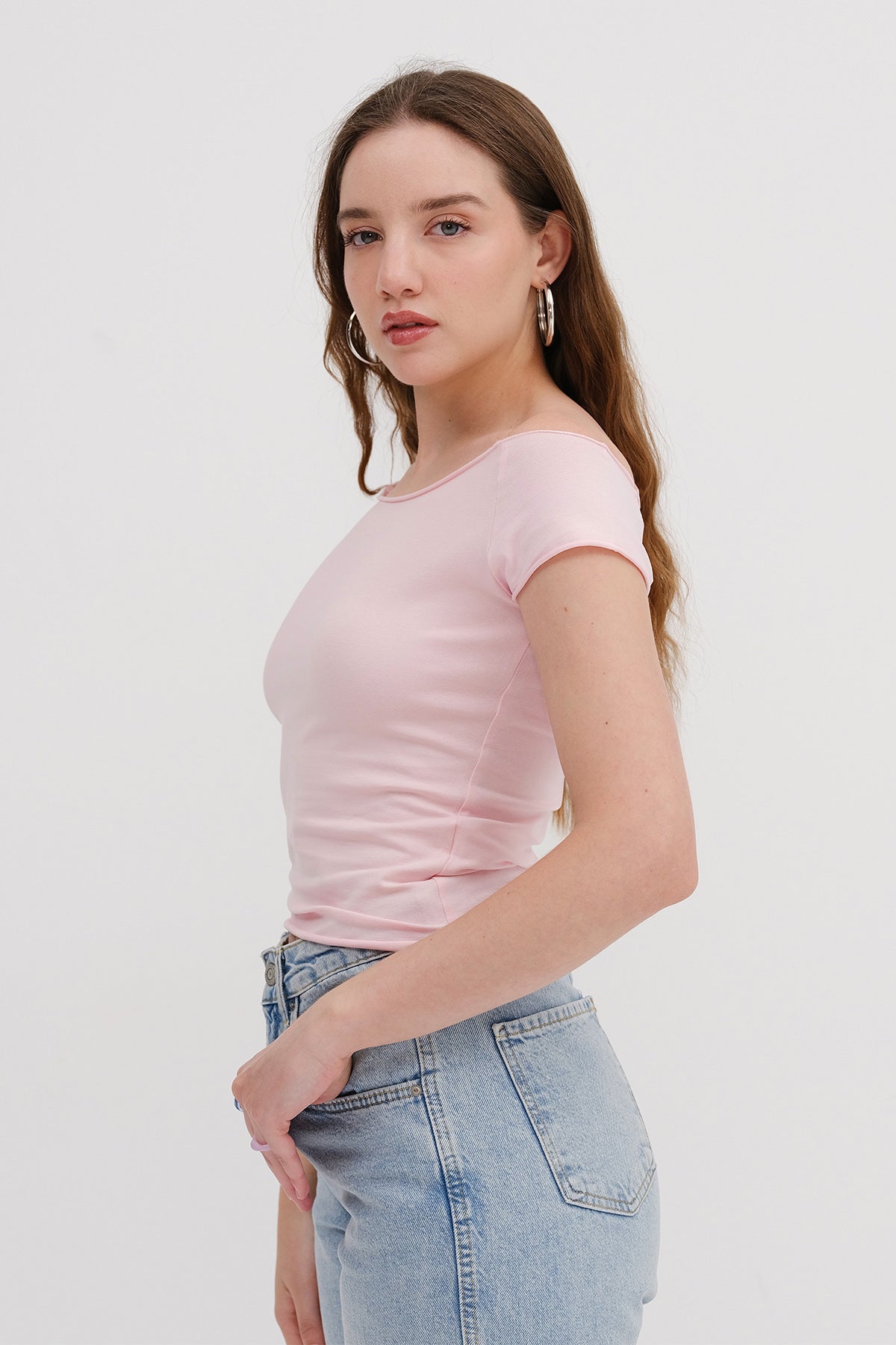 Lotus_Boat-Neck-Basic-T-shirt-addax