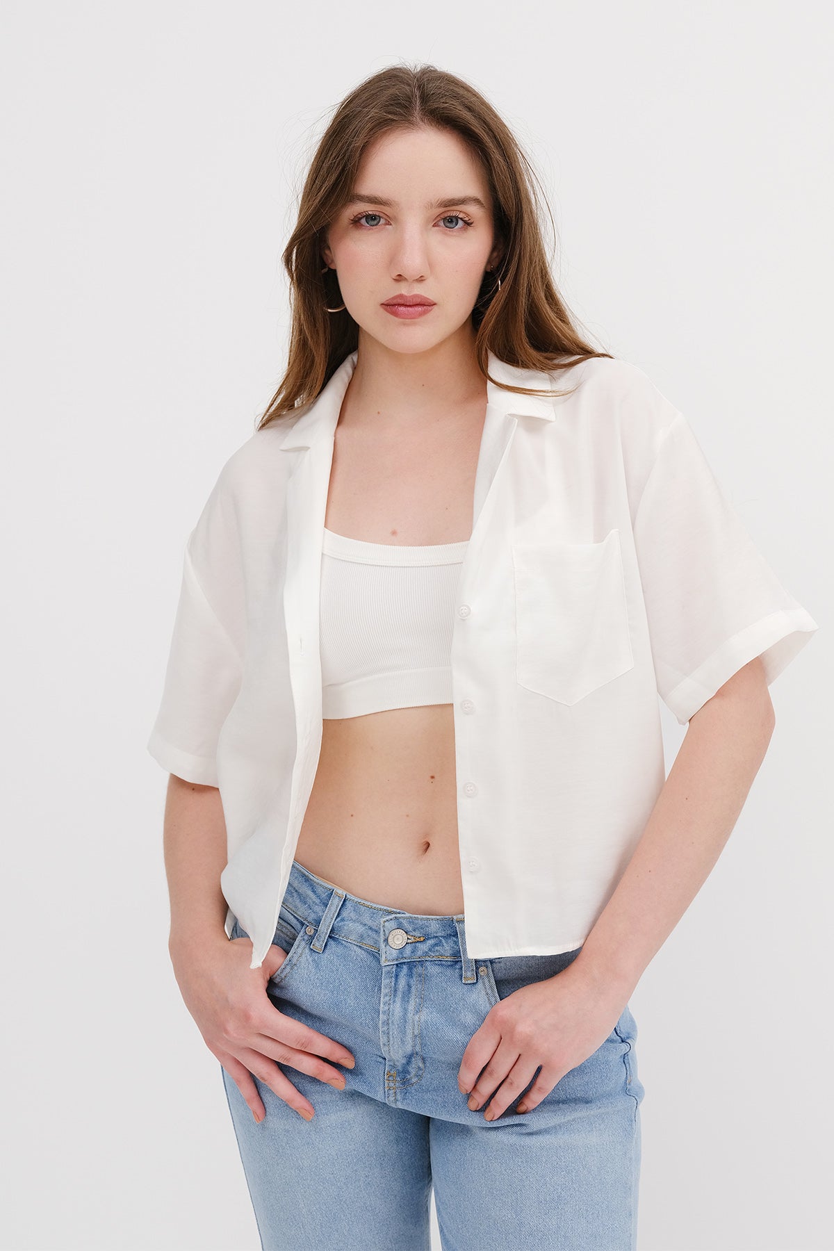 White_Short-Sleeve-Modal-Shirt-addax