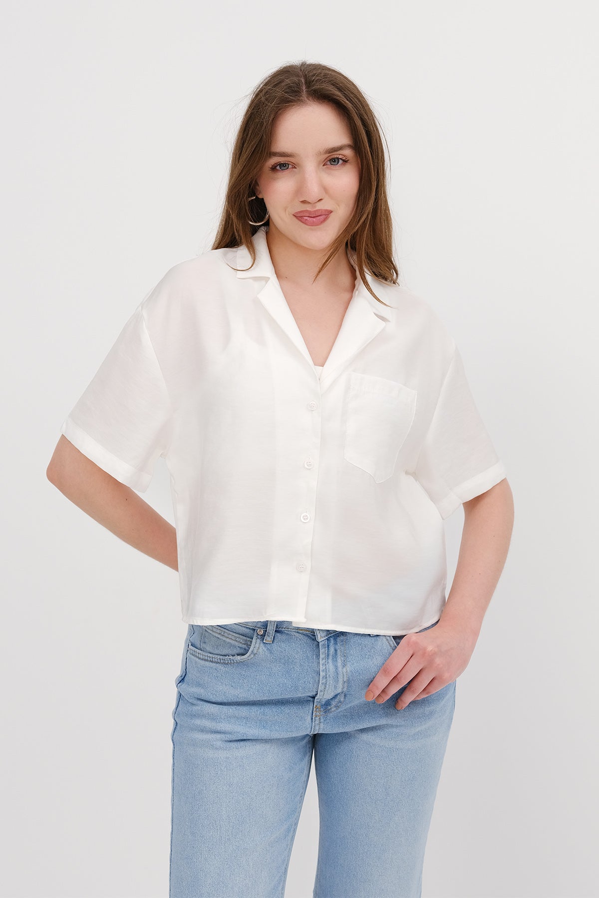 White_Short-Sleeve-Modal-Shirt-addax