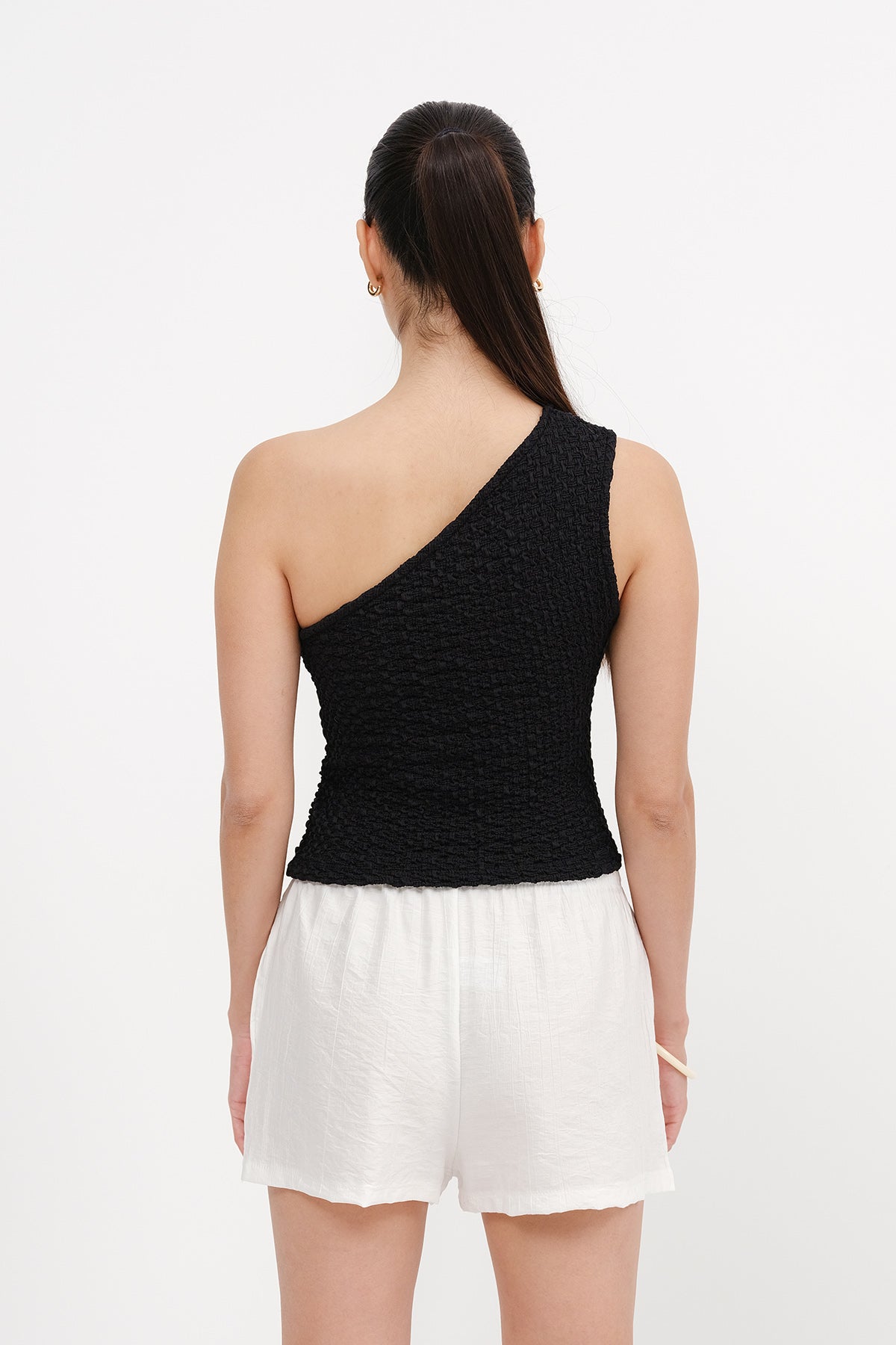 Black_One-Shoulder-Textured-Blouse-addax
