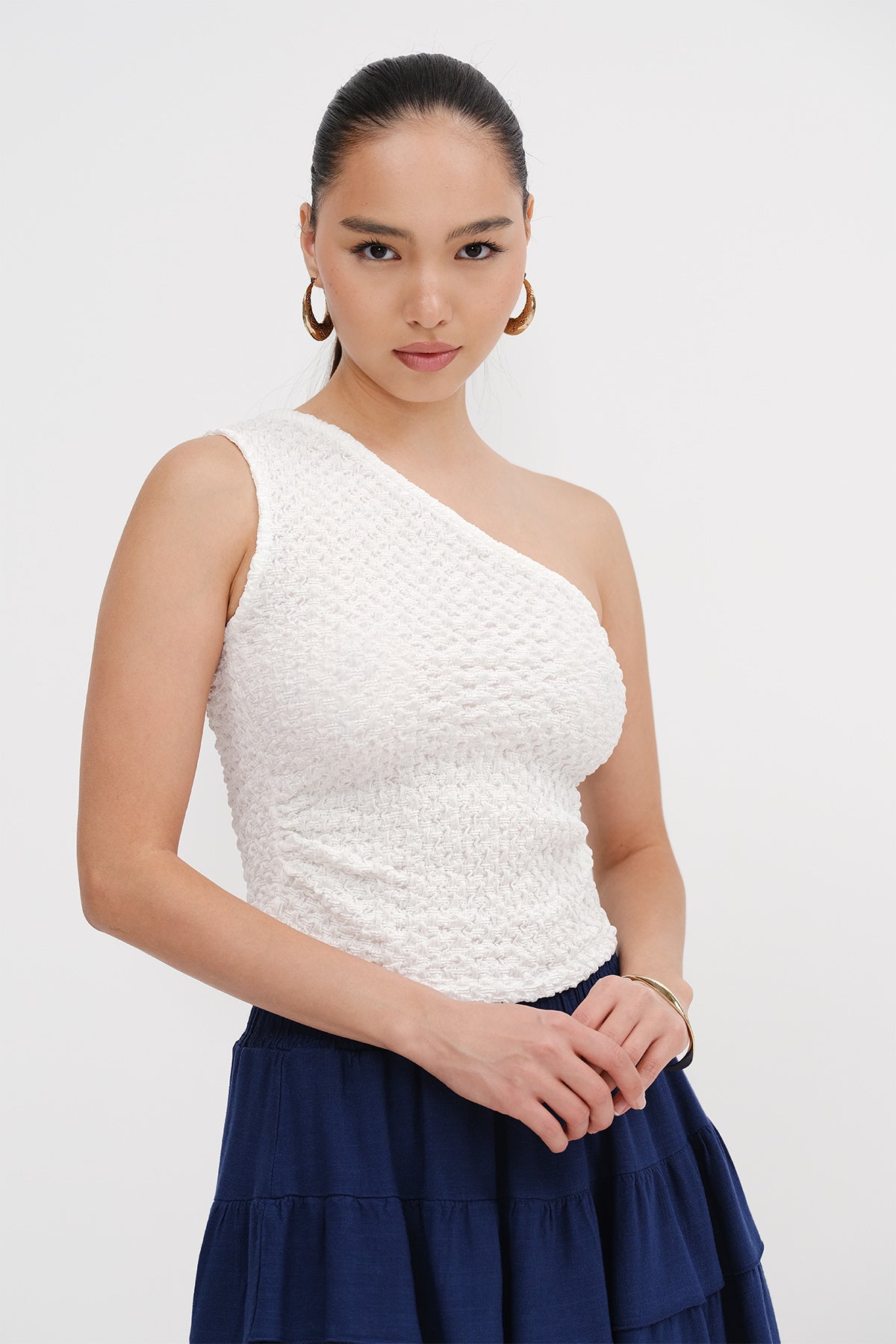 Ecru_One-Shoulder-Textured-Blouse-addax