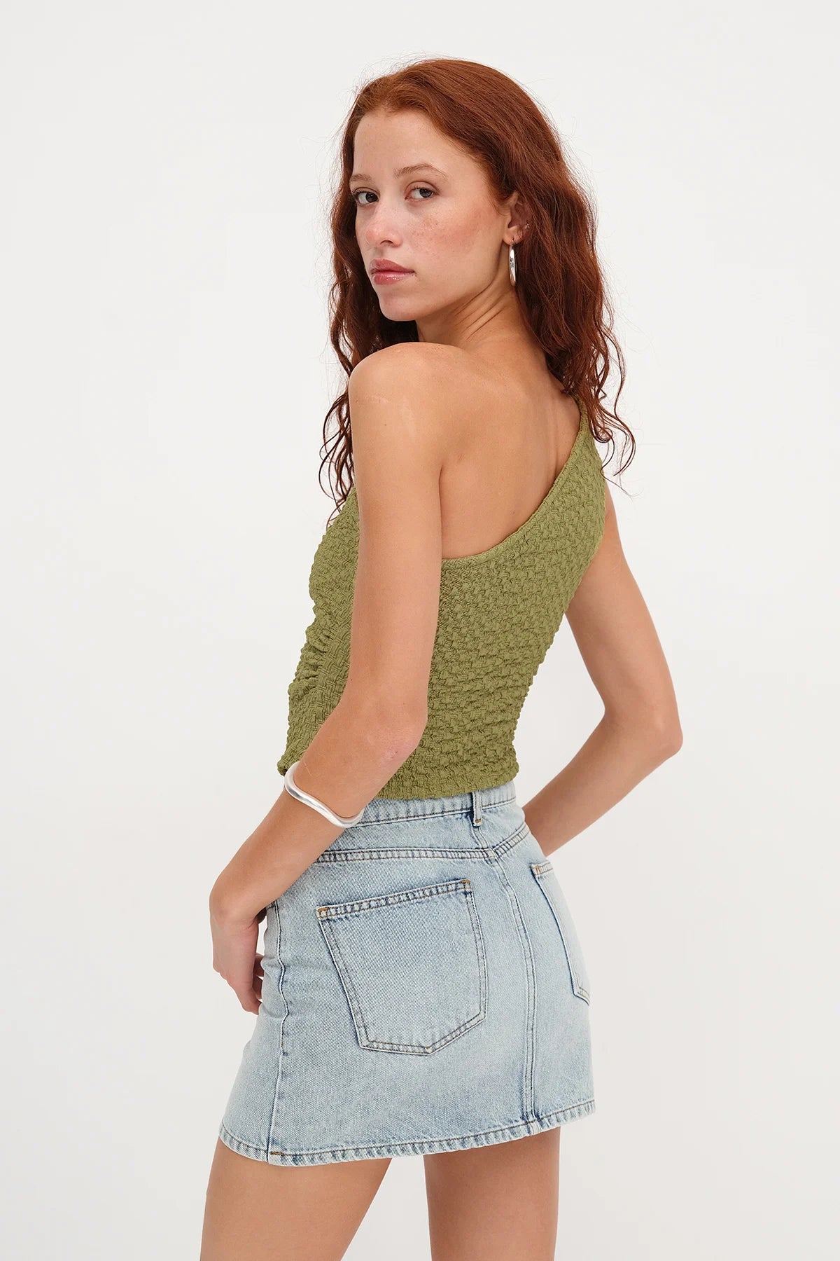 Olive_One-Shoulder-Textured-Blouse-addax