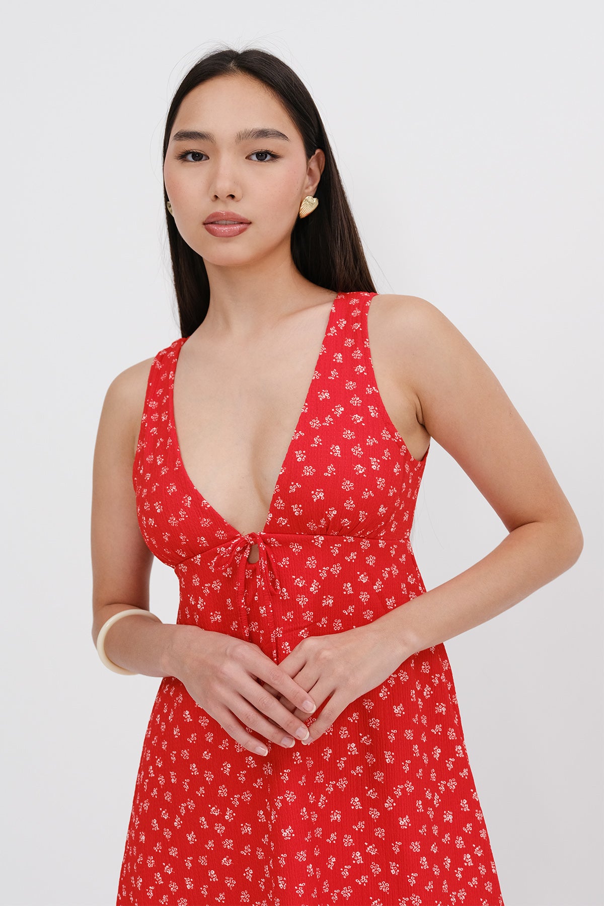 Red---Ecru_Floral-Mini-Dress-addax