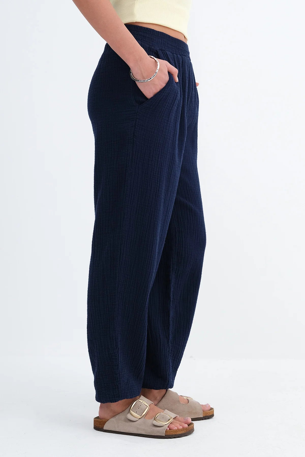 Night-Blue_Jogger-Pants-with-Elastic-addax