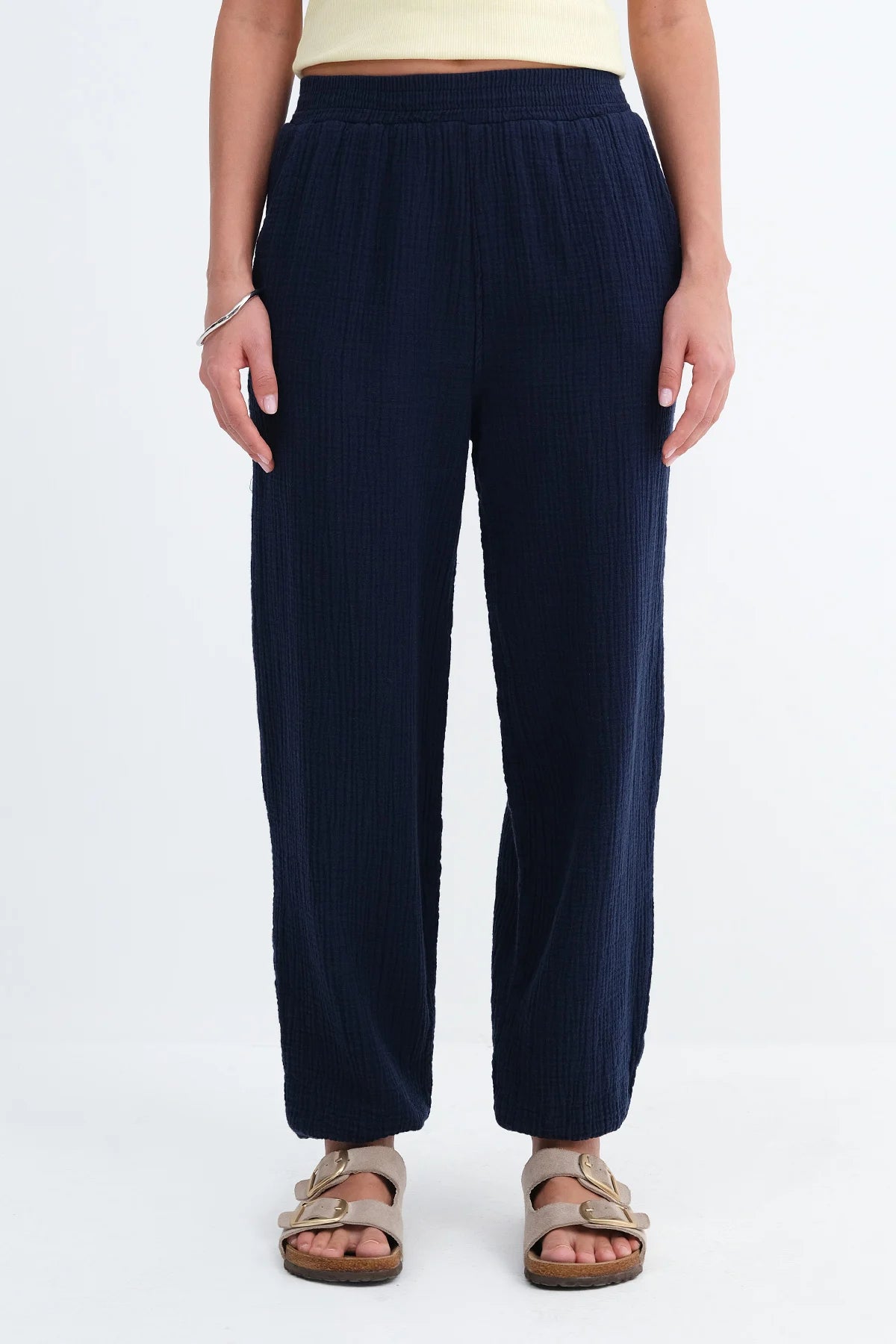 Night-Blue_Jogger-Pants-with-Elastic-addax