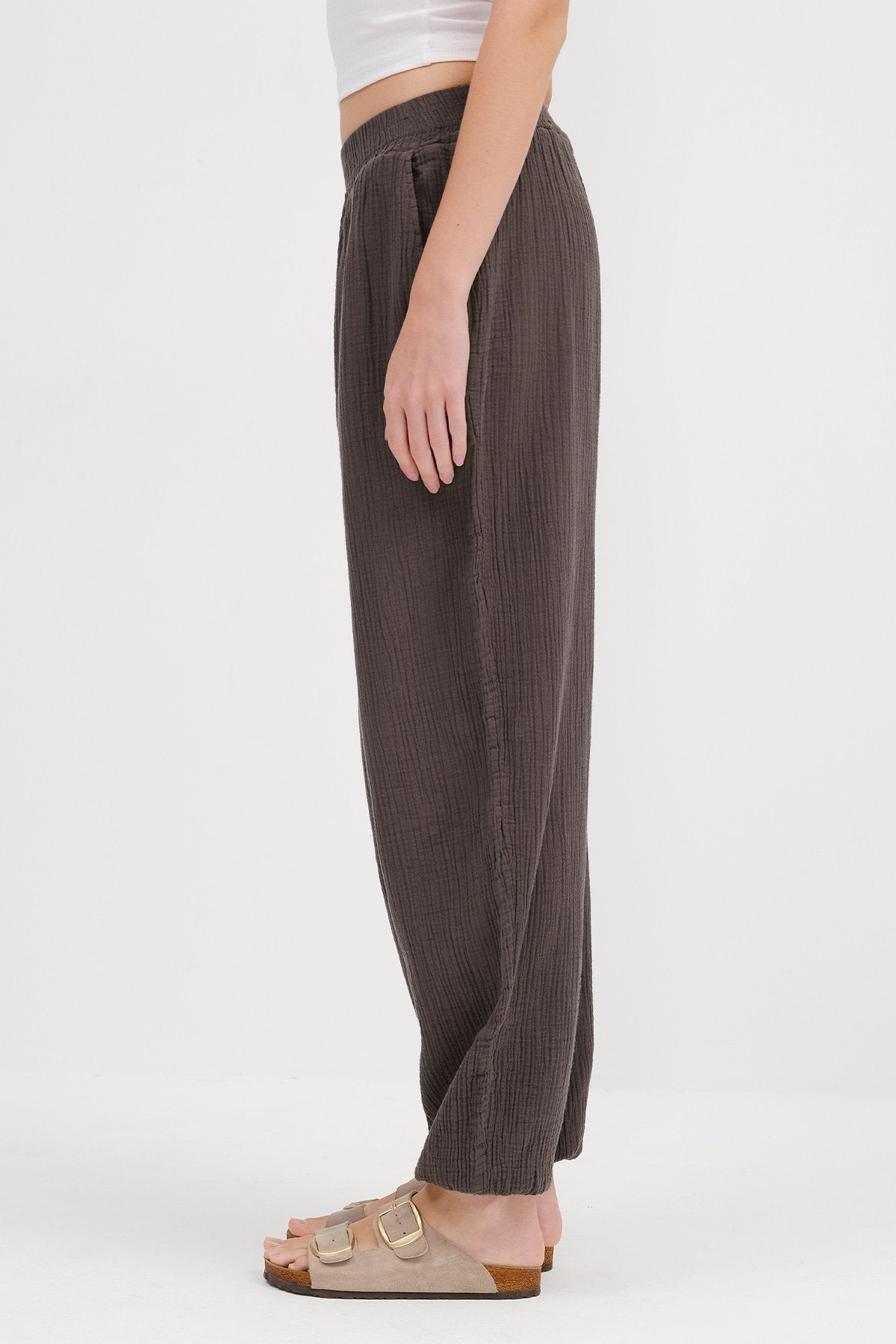 Soft-Brown_Jogger-Pants-with-Elastic-addax
