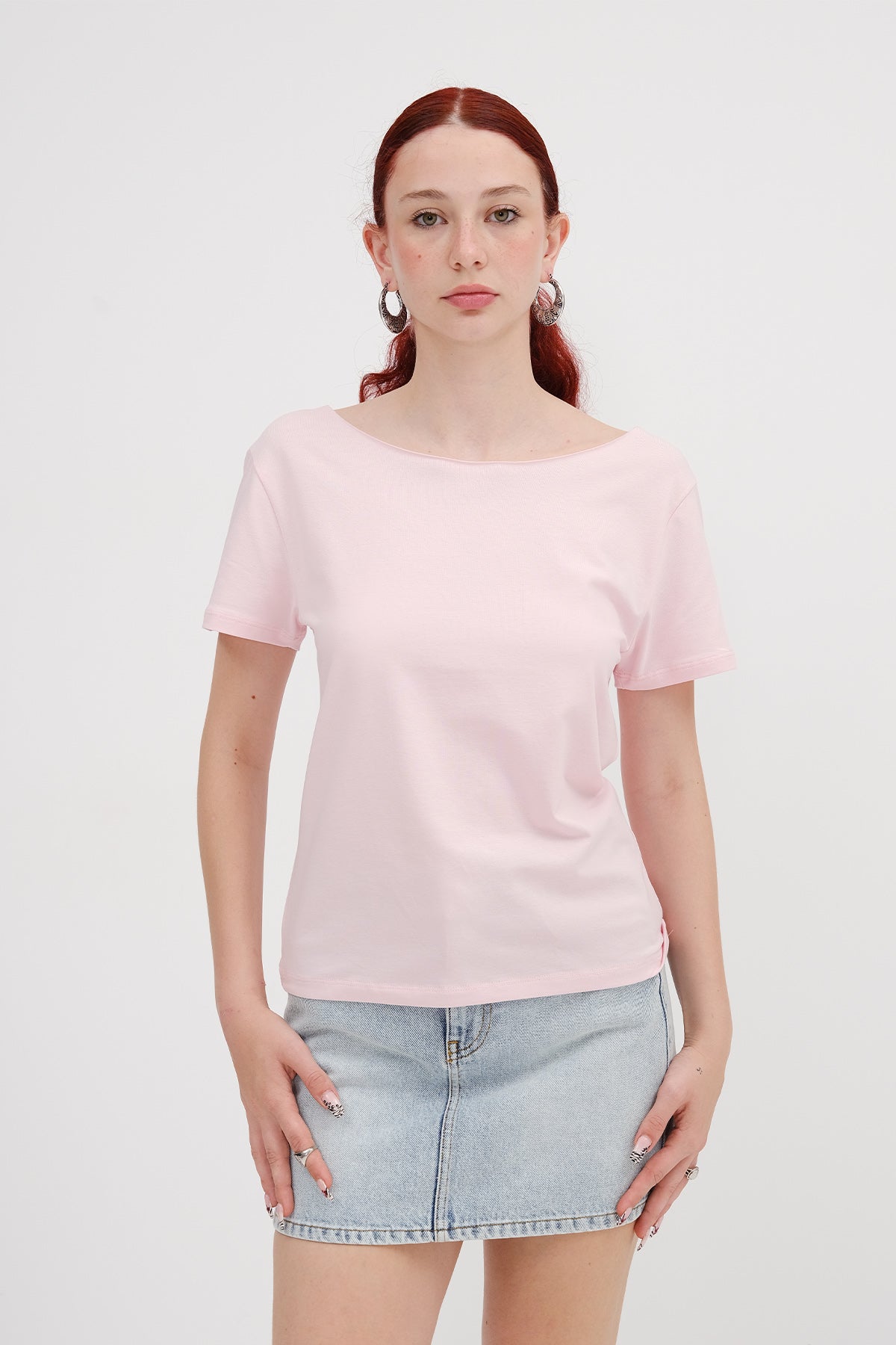 Lotus_Boat-Neck-Basic-T-shirt-addax