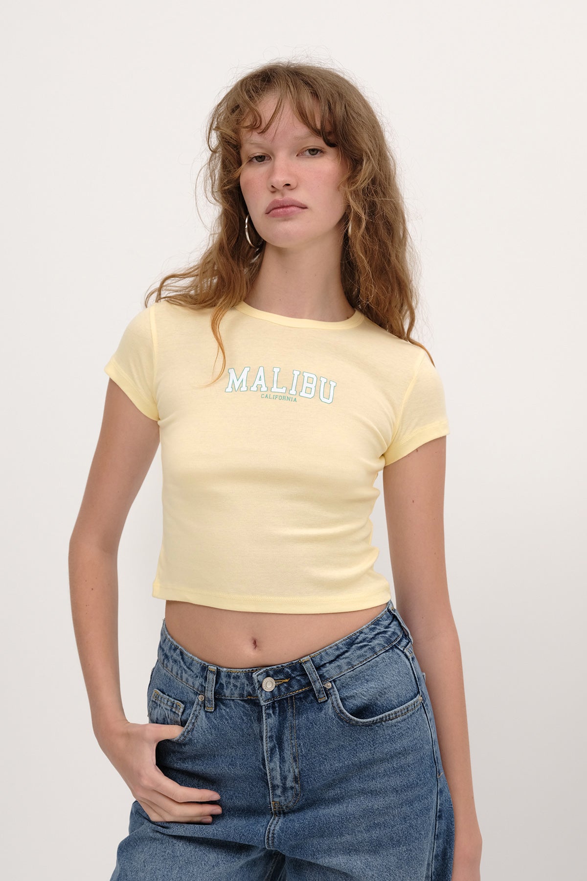 Light-Yellow_T-Shirt-with-‘Malibu’-Print-addax