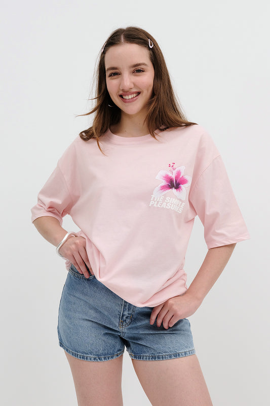 Lotus_Crew-Neck-Printed-T-Shirt-addax