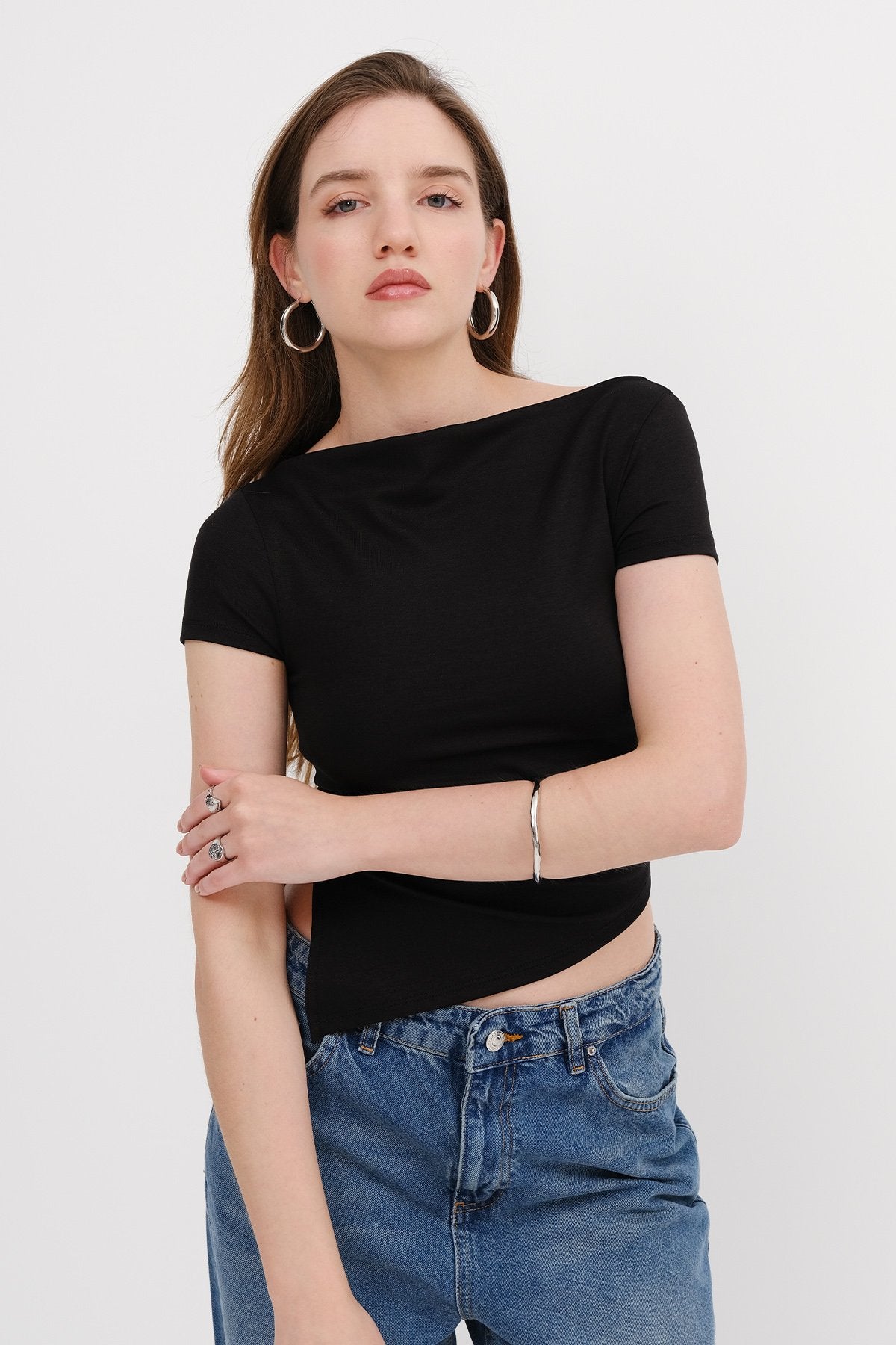 Black_Boat-Neck-Blouse-addax