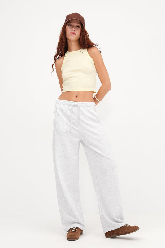 Snow-Melange_Wide-Leg-Sweatpants-with-Pockets-addax