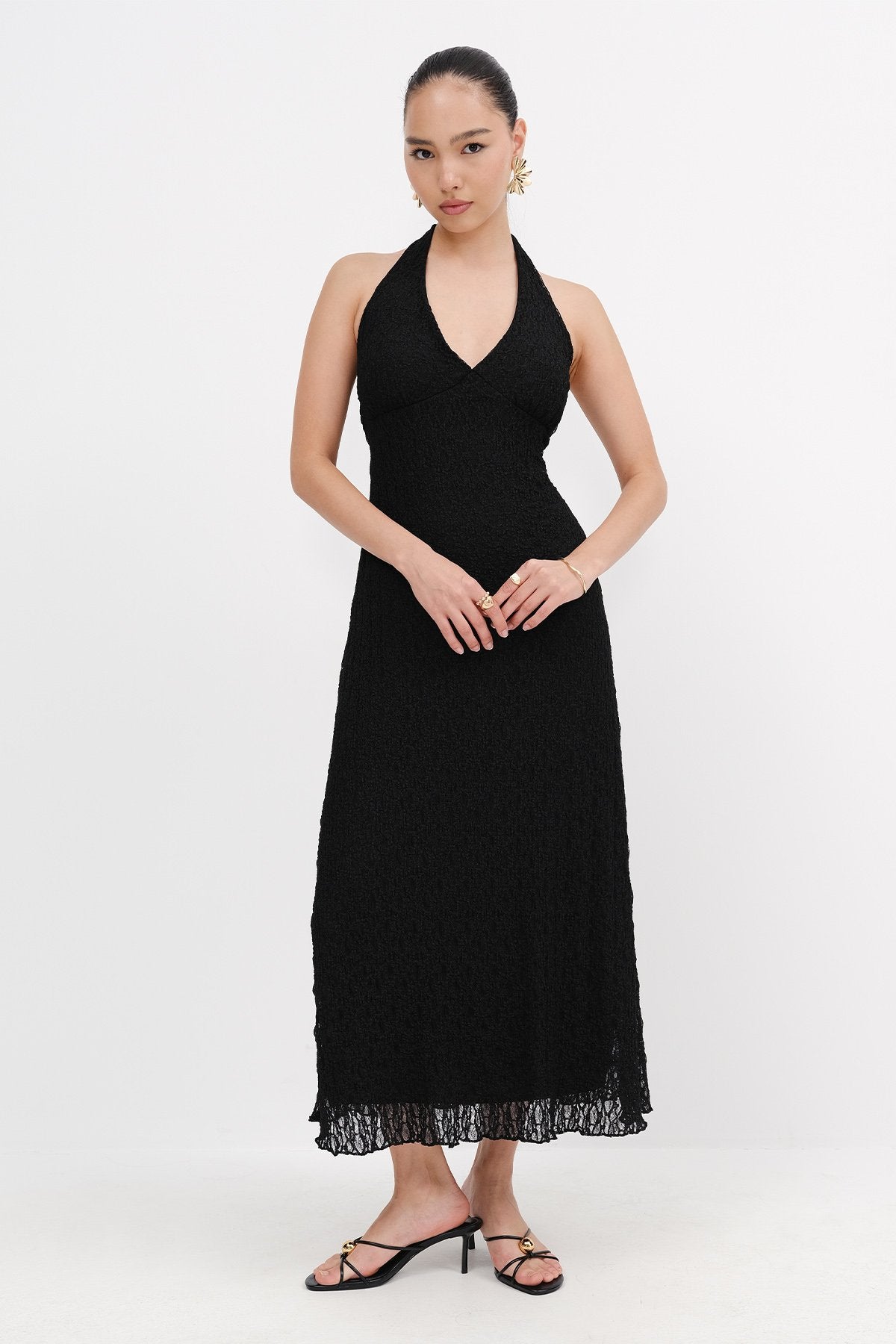 Black_Halter-Neck-Long-Dress-addax