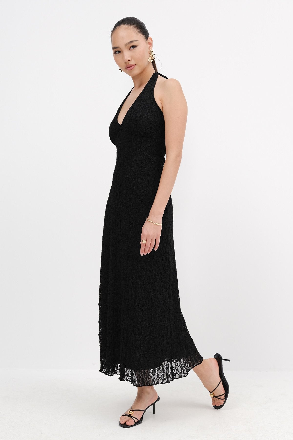 Black_Halter-Neck-Long-Dress-addax
