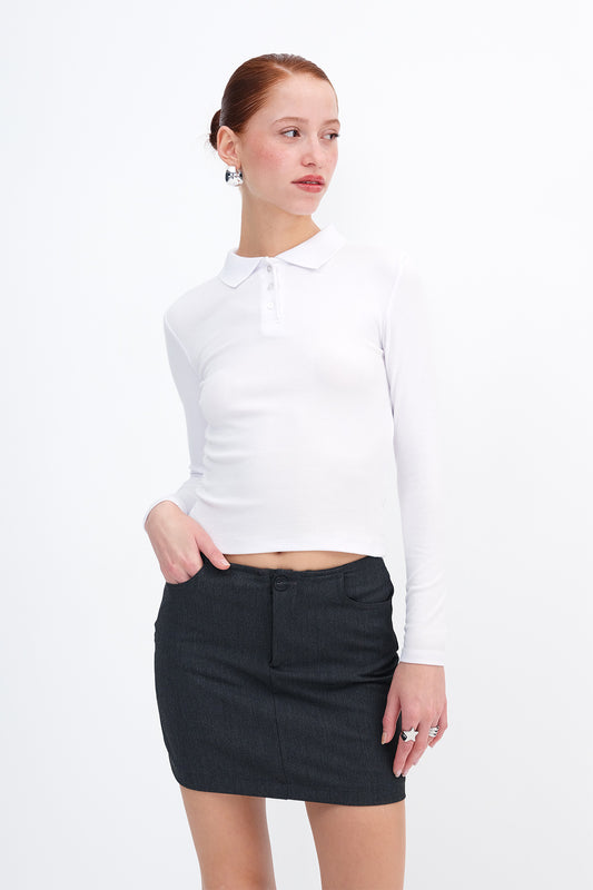 White_Polo-Neck-Long-Sleeve-Modal-T-shirt-addax