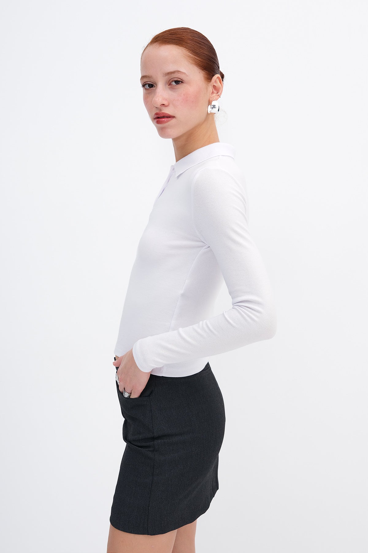 White_Polo-Neck-Long-Sleeve-Modal-T-shirt-addax