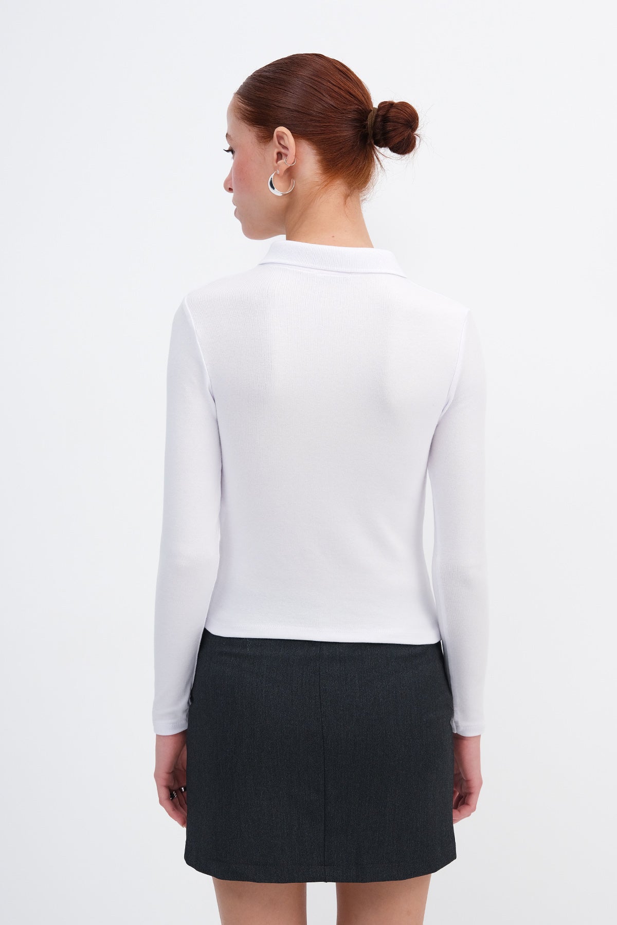 White_Polo-Neck-Long-Sleeve-Modal-T-shirt-addax