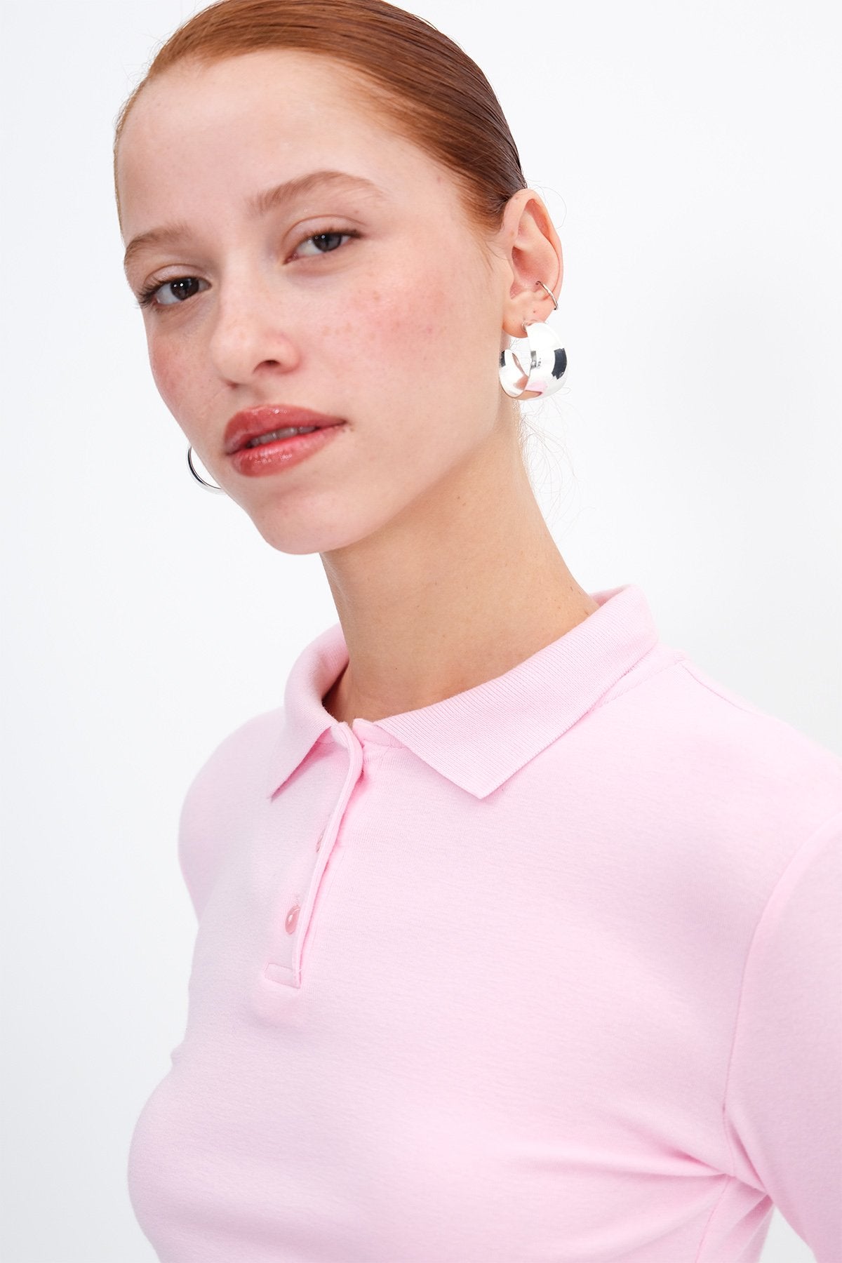 Pink_Polo-Neck-Long-Sleeve-Modal-T-shirt-addax