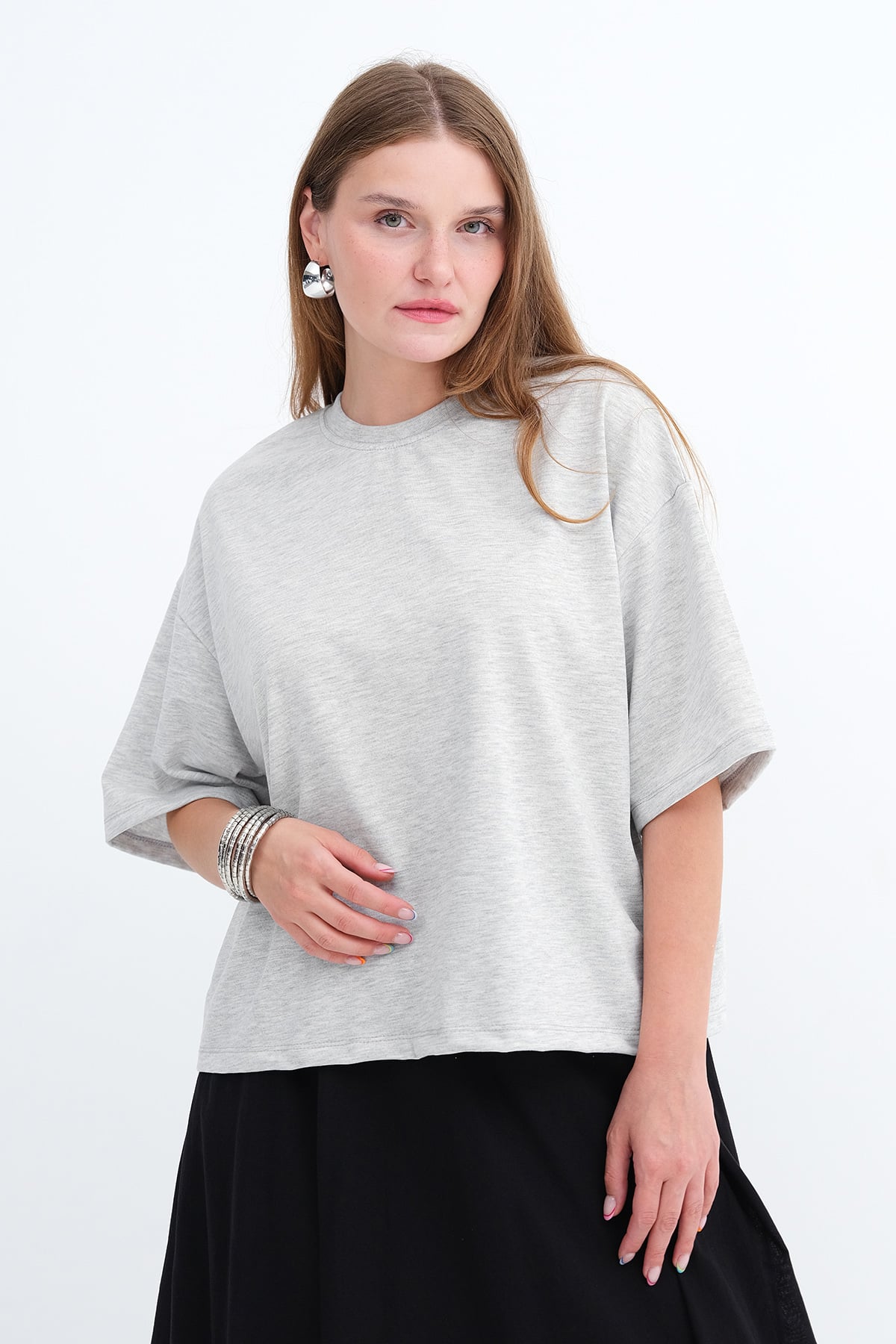 Grey-Melange_Thick-Basic-T-Shirt-addax
